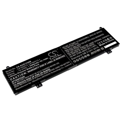 Asus C41N2013-1 helyettesítő laptop akkumulátor (Li-Polymer, 15.4V, 5500mAh / 84.70Wh) - Utángyártott