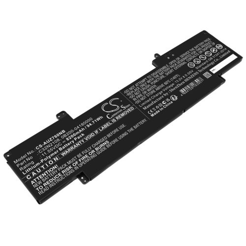 Asus C32N2108 helyettesítő laptop akkumulátor (Li-Polymer, 11.55V, 8200mAh / 94.71Wh) - Utángyártott