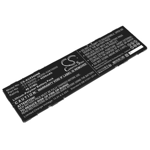 Asus C31N2005 helyettesítő laptop akkumulátor (Li-Polymer, 11.55V, 4200mAh / 48.51Wh) - Utángyártott