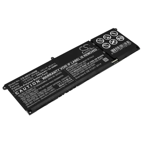 Dell Vostro 15 3510 készülékhez laptop akkumulátor (Li-Polymer, 15V, 3500mAh / 52.5Wh) - Utángyártott