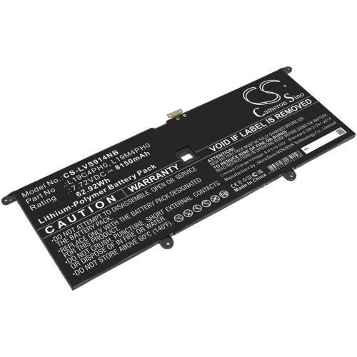 Lenovo SB10Y75087 helyettesítő laptop akkumulátor (Li-Polymer, 7.72V, 8150mAh / 62.92Wh) - Utángyártott