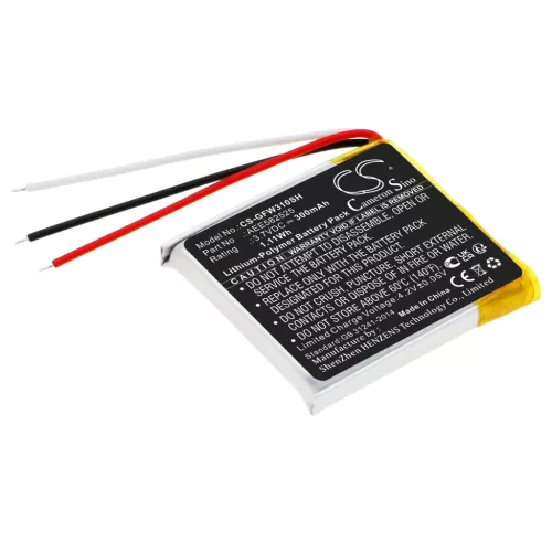 Golf Buddy AEE582525 helyettesítő okosóra akkumulátor (Li-Polymer, 3.7V, 300mAh / 1.11Wh) - Utángyártott