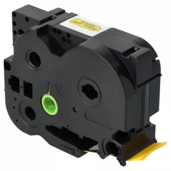   Brother AHS-651, HS-651, HS651, HSe-651, HSe651 helyettesítő címkeszalag (alapon Fekete) - Utángyártott