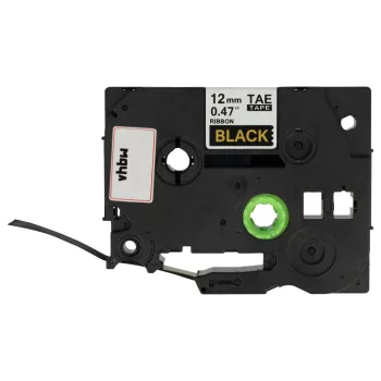   Brother TZE-R334 helyettesítő címkeszalag ( alapon Fekete) - Utángyártott