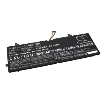   Toshiba PA5325U-1BRS helyettesítő laptop akkumulátor (Li-Polymer, 7.7V, 4550mAh / 35.04Wh) - Utángyártott