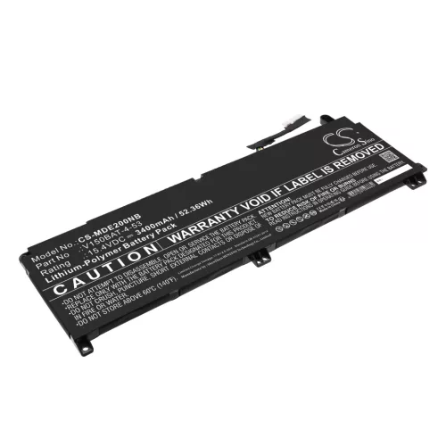 Hasee Z8-DA7NT készülékhez laptop akkumulátor (Li-Polymer, 15.4V, 3400mAh / 52.36Wh) - Utángyártott