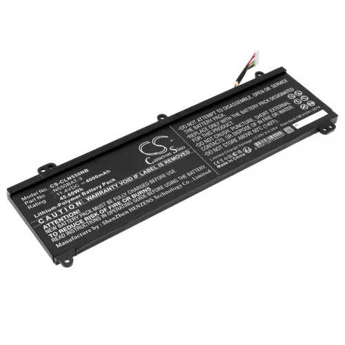 Machenike N550BAT-3 helyettesítő laptop akkumulátor (Li-Polymer, 11.4V, 4000mAh / 45.60Wh) - Utángyártott