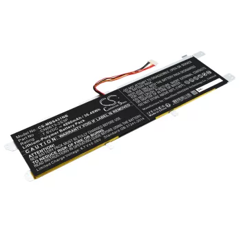   Avita CN6613-2S3P helyettesítő laptop akkumulátor (Li-Polymer, 7.6V, 4800mAh / 36.48Wh) - Utángyártott