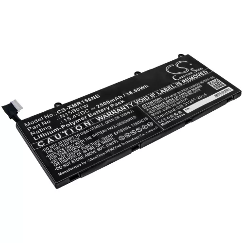 Xiaomi N15B01W helyettesítő laptop akkumulátor (Li-Polymer, 15.4V, 2500mAh / 38.50Wh) - Utángyártott