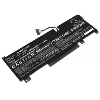  MSI BTY-M492 helyettesítő laptop akkumulátor (Li-Polymer, 11.4V, 4600mAh / 52.44Wh) - Utángyártott