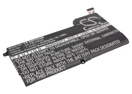 Samsung AA-PBYN8AB helyettesítő laptop akkumulátor (Li-Polymer, 7.4V, 6100mAh / 45.14Wh) - Utángyártott