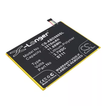   Amazon ST11, ST11A helyettesítő tablet akkumulátor (Li-Polymer, 3.7V, 3210mAh / 11.88Wh) - Utángyártott