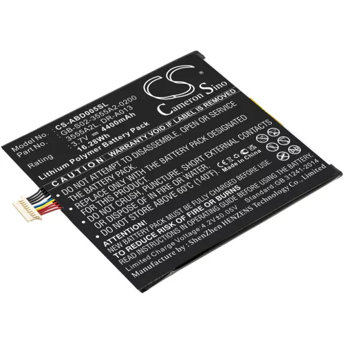 Amazon QP01 helyettesítő tablet akkumulátor (Li-Polymer, 3.7V, 4400mAh / 16.28Wh) - Utángyártott