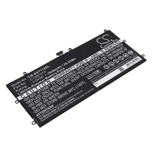 Asus C12N1419 helyettesítő tablet akkumulátor (Li-Polymer, 3.8V, 7850mAh / 29.83Wh) - Utángyártott