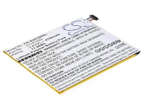Asus C11P1517 ( 1ICP3/108/118 ) helyettesítő tablet akkumulátor (Li-Polymer, 3.8V, 4700mAh / 17.86Wh) - Utángyártott