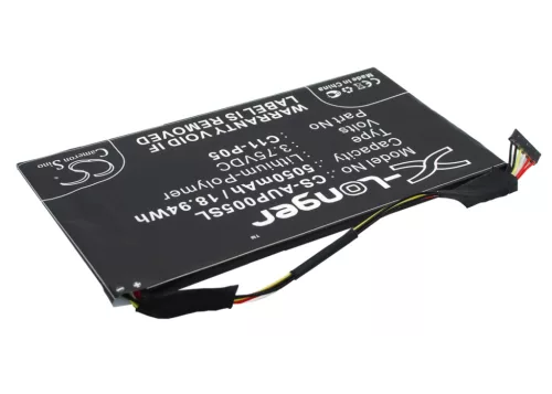 Asus C11-P05 helyettesítő tablet akkumulátor (Li-Polymer, 3.75V, 5050mAh / 18.94Wh) - Utángyártott