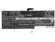 DELL 069Y4H, 8WP5J helyettesítő tablet akkumulátor (Li-Polymer, 3.7V, 8600mAh / 31.82Wh) - Utángyártott