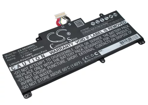DELL 74XCR, VXGP6 helyettesítő tablet akkumulátor (Li-Polymer, 3.7V, 4800mAh / 17.76Wh) - Utángyártott