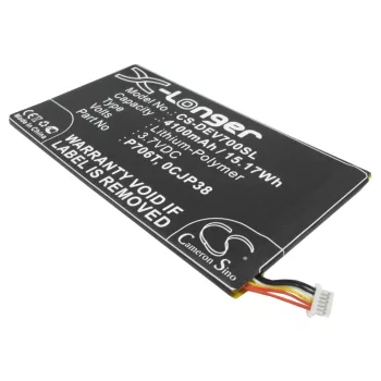   DELL 0YMXOW, P706T helyettesítő tablet akkumulátor (Li-Polymer, 3.7V, 4100mAH / 15.17Wh) - Utángyártott