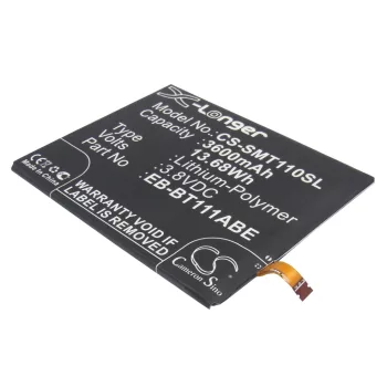   Samsung T3600E helyettesítő tablet akkumulátor (Li-Polymer, 3.8V, 3600mAh / 13.68Wh) - Utángyártott