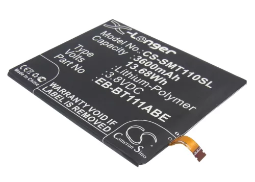 Samsung T3600E helyettesítő tablet akkumulátor (Li-Polymer, 3.8V, 3600mAh / 13.68Wh) - Utángyártott