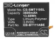 Samsung T3600E helyettesítő tablet akkumulátor (Li-Polymer, 3.8V, 3600mAh / 13.68Wh) - Utángyártott