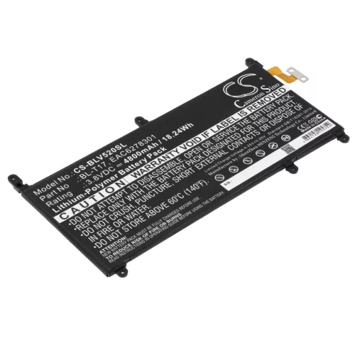 LG EAC6278301 helyettesítő tablet akkumulátor (Li-Polymer, 3.8V, 4800mAh / 18.24Wh) - Utángyártott