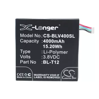   LG EAC62438201 helyettesítő tablet akkumulátor (Li-Polymer, 3.8V, 4000mAh / 15.20Wh) - Utángyártott