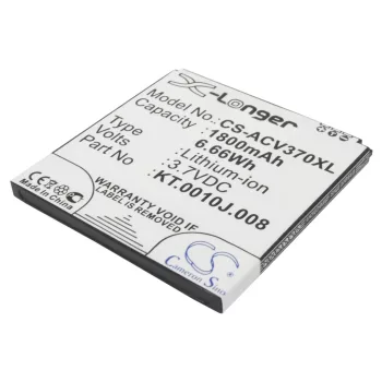   Acer KT.0010J.008 helyettesítő mobiltelefon akkumulátor (Li-ion, 3.7V, 1800mAh / 6.66Wh) - Utángyártott