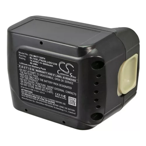 Makita XRU02Z helyettesítő szerszámgép akkumulátor (Li-ion, 14.4V, 86.40Wh / 6000mAh) - Utángyártott