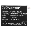 Alcatel TLP040D2 helyettesítő mobiltelefon akkumulátor (Li-Polymer, 3.8V, 15.20Wh / 4000mAh) - Utángyártott