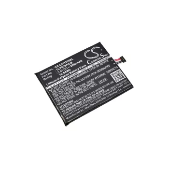   Alcatel TLP029AJ helyettesítő mobiltelefon akkumulátor (Li-Polymer, 3.8V, 10.64Wh / 2800mAh) - Utángyártott
