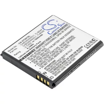   Alcatel TLiB5AF helyettesítő mobiltelefon akkumulátor (Li-ion, 3.7V, 6.11Wh / 1650mAh) - Utángyártott