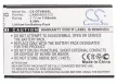 Alcatel CAB6050001C2 helyettesítő mobiltelefon akkumulátor (Li-ion, 3.7V, 4.07Wh / 1100mAh) - Utángyártott