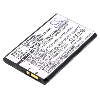  Alcatel LBT-03 helyettesítő mobiltelefon akkumulátor (Li-ion, 3.7V, 2.41Wh / 650mAh) - Utángyártott