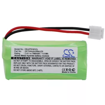   V Tech VT6053 készülékhez mobiltelefon akkumulátor (Ni-MH, 2.4V, 1.68Wh / 700mAh) - Utángyártott