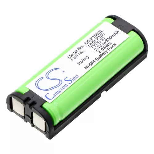 Panasonic TYPE 31 helyettesítő mobiltelefon akkumulátor (Ni-MH, 2.4V, 2.04Wh / 850mAh) - Utángyártott