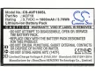 Archos ACF18V2 helyettesítő mobiltelefon akkumulátor (Li-ion, 3.7V, 3.70Wh / 1000mAh) - Utángyártott