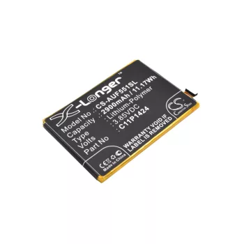   Asus C11P1424 helyettesítő mobiltelefon akkumulátor (Li-Polymer, 3.85V, 11.17Wh / 2900mAh) - Utángyártott