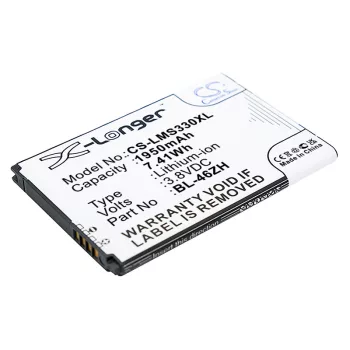   LG EAC63079701 helyettesítő mobiltelefon akkumulátor (Li-ion, 3.8V, 7.41Wh / 1950mAh) - Utángyártott