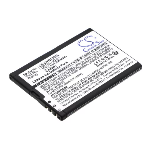 myPhone BS-02 helyettesítő mobiltelefon akkumulátor (Li-ion, 3.7V, 4.44Wh / 1200mAh) - Utángyártott