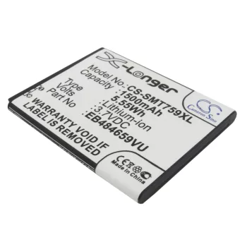   Samsung TH1B825AS/5-B helyettesítő mobiltelefon akkumulátor (Li-ion, 3.7V, 5.55Wh / 1500mAh) - Utángyártott