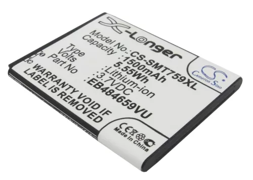 Samsung TH1B825AS/5-B helyettesítő mobiltelefon akkumulátor (Li-ion, 3.7V, 5.55Wh / 1500mAh) - Utángyártott