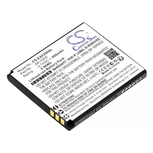 Emporia AK-V200 helyettesítő mobiltelefon akkumulátor (Li-ion, 3.7V, 2.96Wh / 800mAh) - Utángyártott