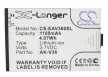 Emporia AK-V38 helyettesítő mobiltelefon akkumulátor (Li-ion, 3.7V, 4.07Wh / 1100mAh) - Utángyártott