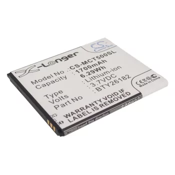   Mobistel BTY26182Mobistel/STD helyettesítő mobiltelefon akkumulátor (Li-ion, 3.7V, 6.29Wh / 1700mAh) - Utángyártott
