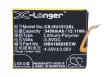 Google HB416683ECW helyettesítő mobiltelefon akkumulátor (Li-Polymer, 3.8V, 13.11Wh / 3450mAh) - Utángyártott