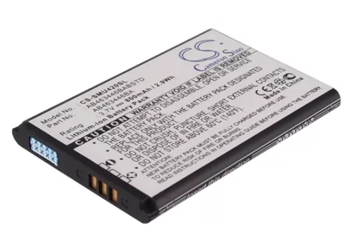 Samsung AB553446BAB/STD helyettesítő mobiltelefon akkumulátor (Li-ion, 3.7V, 2.96Wh / 800mAh) - Utángyártott