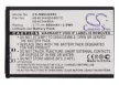 Samsung AB553446BAB/STD helyettesítő mobiltelefon akkumulátor (Li-ion, 3.7V, 2.96Wh / 800mAh) - Utángyártott