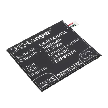   HTC B2PS5100 helyettesítő mobiltelefon akkumulátor (Li-Polymer, 3.85V, 11.55Wh / 3000mAh) - Utángyártott